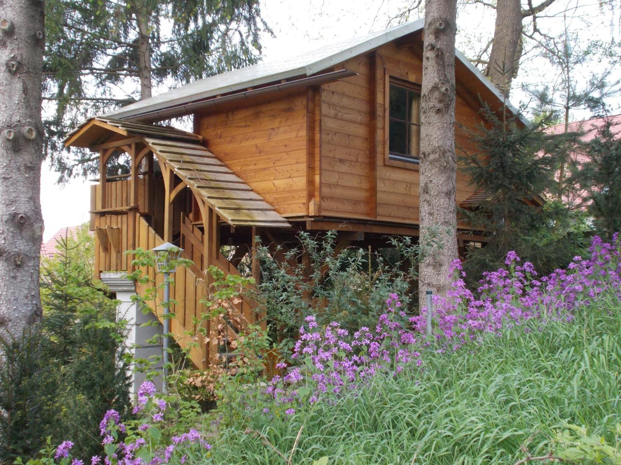 Baumhaus Wolfshoehle Fischach 외부 사진