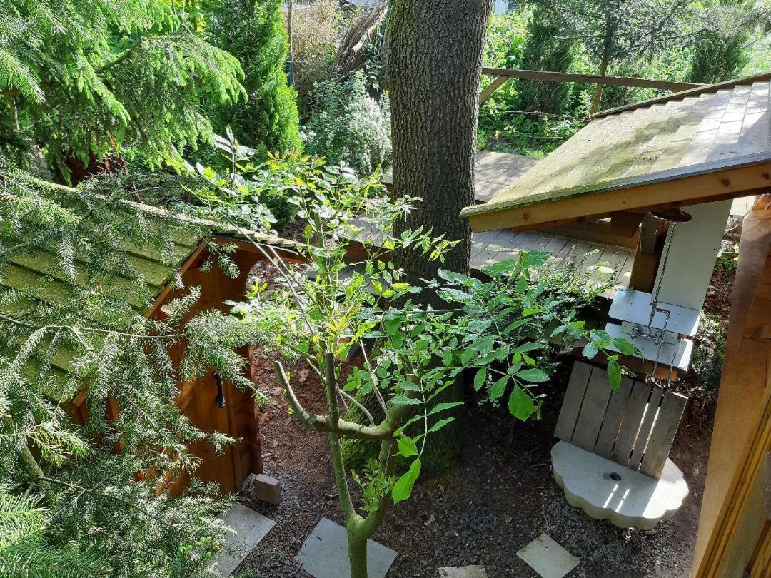 Baumhaus Wolfshoehle Fischach 외부 사진