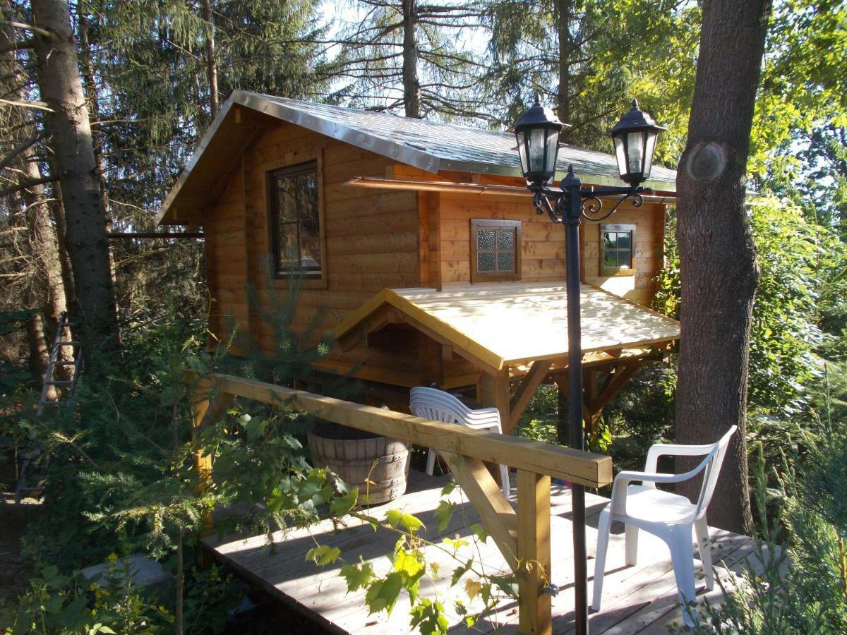 Baumhaus Wolfshoehle Fischach 외부 사진